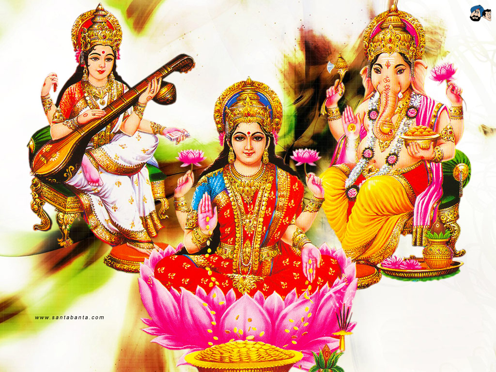 Goddess Laxmi HD Wallpaper Free Download