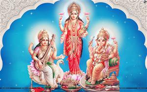 Goddess Laxmi HD Wallpaper