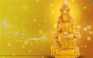 goddess-saraswati-9a HD Wallpaper